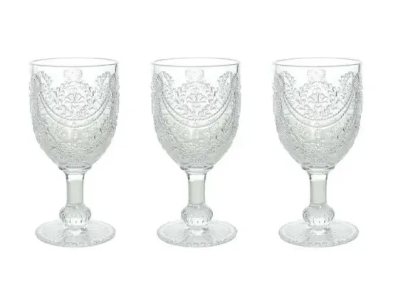 Set 3 Calici Savoia Tognana in Vetro cc320 Tognana