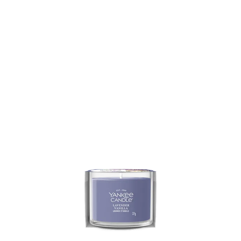 Candela Votive In Vetro Singola Lavender Vanilla Yankee Candle